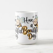 素晴らしい一日を過ごす コーヒーマグカップ (中央)