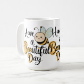 素晴らしい一日を過ごす コーヒーマグカップ (正面左)