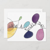 素晴らしい一日を過ごす ポストカード (正面/裏面)