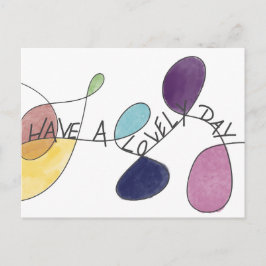 素晴らしい一日を過ごす ポストカード