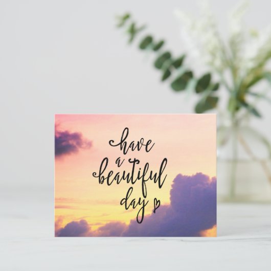 素晴らしい一日を過ごす ポストカード (スタンド正面)