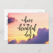 素晴らしい一日を過ごす ポストカード (正面/裏面)