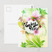 素晴らしい一日を ポストカード (正面/裏面)