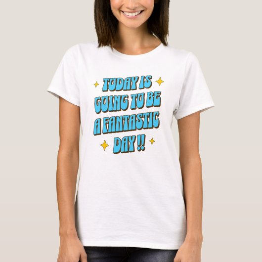 素晴らしい一日を Tシャツ (正面)
