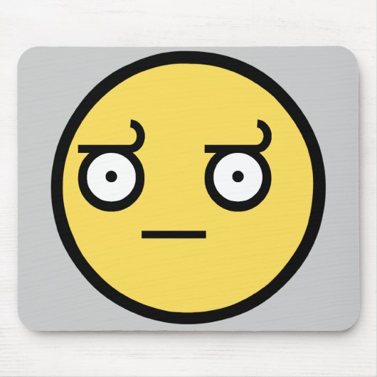 素晴らしい不同意の顔 マウスパッド (正面)