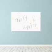 素晴らしい世界I キャンバスプリント (インサイチュ (ウッドフロア))