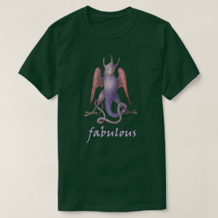 素晴らしい中世の原稿の生き物Tシャツ Tシャツ