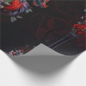 素晴らしい中国のドラゴン ラッピングペーパー (角)