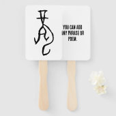 素晴らしい中国の〔占星術の〕十二宮図 – ドラゴン#001- ハンドファン (正面&裏面)