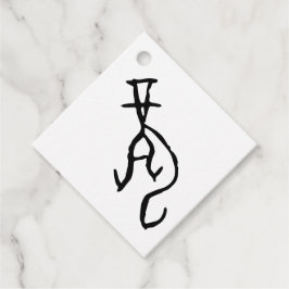 素晴らしい中国の〔占星術の〕十二宮図 – ドラゴン#001- フェイバータグ