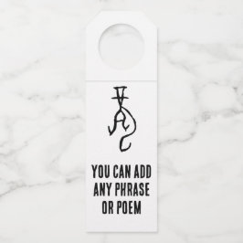 素晴らしい中国の〔占星術の〕十二宮図 – ドラゴン#001- ボトルネックタグ