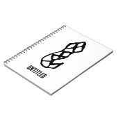 素晴らしい中国の〔占星術の〕十二宮図 – ヘビ#001- ノートブック (左側)