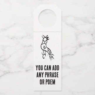 素晴らしい中国の〔占星術の〕十二宮図 – ルースター#001- ボトルネックタグ