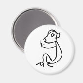 素晴らしい中国の〔占星術の〕十二宮図-Monkey#001- マグネット (正面/裏面)