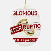 素晴らしい中断素敵な日より良い夜の贈り物 セラミックオーナメント (正面)