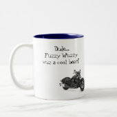 素晴らしい乗車のクールなくま ツートーンマグカップ (左)