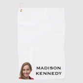 素晴らしい予算で自分のゴルフタオルを作成 ゴルフタオル (正面)