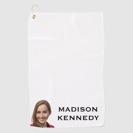 素晴らしい予算で自分のゴルフタオルを作成 ゴルフタオル (正面)