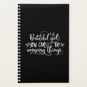 素晴らしい事ができる美しい女の子 プランナー手帳 (正面)