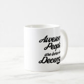 素晴らしい人々は12月に生まれます コーヒーマグカップ (正面右)