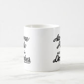 素晴らしい人々は12月に生まれます コーヒーマグカップ (中央)