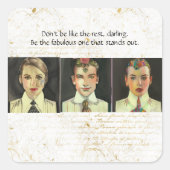 素晴らしい人である スクエアシール (正面)