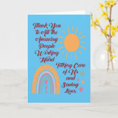 素晴らしい人に感謝 カード (黄色い花)