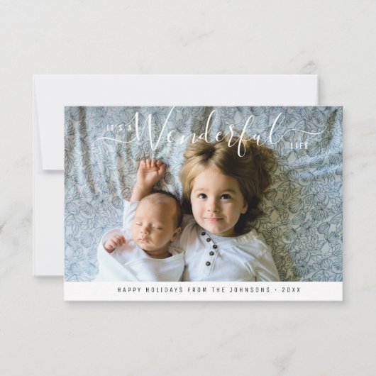 素晴らしい人生だクリスマス カード (正面)