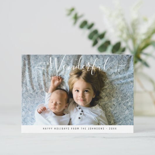 素晴らしい人生だクリスマス カード (スタンド正面)