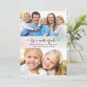 素晴らしい人生だ2写真クリスマスカード シーズンカード (スタンド正面)