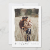 素晴らしい人生だ | クリスマスエレガントの写真 シーズンカード (正面)