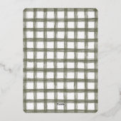 素晴らしい人生だ | クリスマスエレガントの写真 箔シーズンカード (裏面)