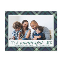 素晴らしい人生だ |グリーン・ネイビータータンチェックホリ