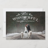 素晴らしい人生だ |ホリデーフォトカード シーズンカード (正面)