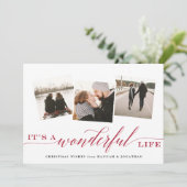 素晴らしい人生だ |写真コラージュカード シーズンカード (スタンド正面)