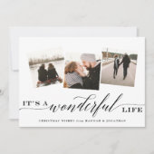 素晴らしい人生だ |写真コラージュカード シーズンカード (正面)