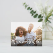 素晴らしい人生のクリスマスだ シーズンポストカード (スタンド正面)