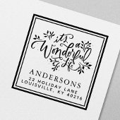 素晴らしい人生のクリスマスの演説だ セルフインキングスタンプ