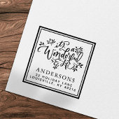 素晴らしい人生のクリスマスの演説だ セルフインキングスタンプ