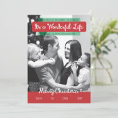 素晴らしい人生のクリスマスホリデーカード シーズンカード (スタンド正面)