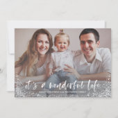 素晴らしい人生のクリスマス・フォトカード シーズンカード (正面)