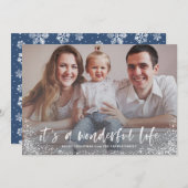 素晴らしい人生のクリスマス・フォトカード シーズンカード (正面/裏面)