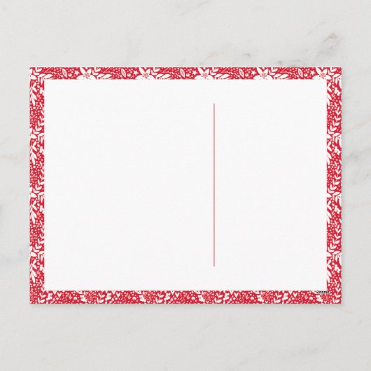 素晴らしい人生の休日のクリスマスのはがき シーズンポストカード (裏面)