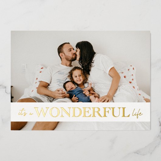 素晴らしい人生の写真だ 箔シーズンカード (正面)