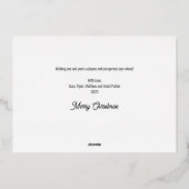 素晴らしい人生の写真だ 箔シーズンカード (裏面)