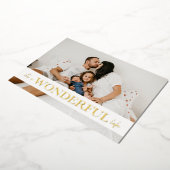 素晴らしい人生の写真だ 箔シーズンカード (回転した状態)