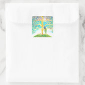 素晴らしい人生の木 スクエアシール (バッグ)