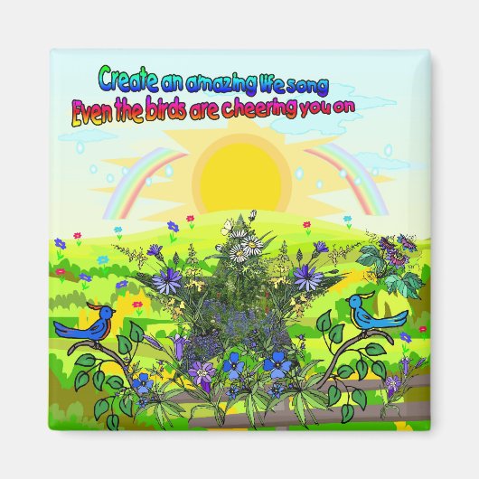 素晴らしい人生の歌 マグネット (正面)