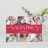 素晴らしい人生の編集可能なカラーバレンタインデーカード シーズンカード (スタンド正面)