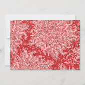 素晴らしい人生ゴールド・フォイルのクリスマスフォト シーズンカード (裏面)